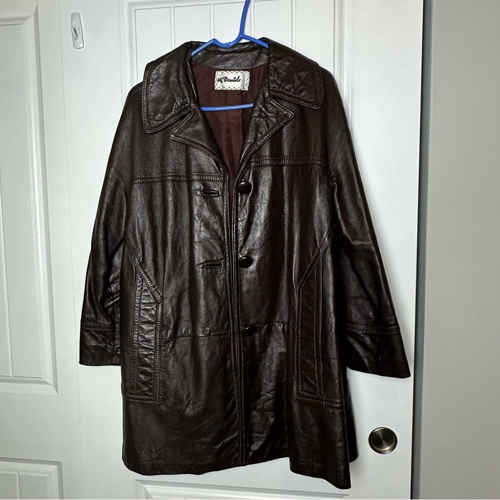 Vintage leather jacket McDaniels